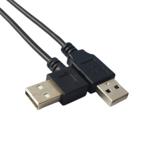 OEM  Factory Custom Cable Assembly 28AWG Gold Plating Connector 90 Degree Right Angle USB AM Cable